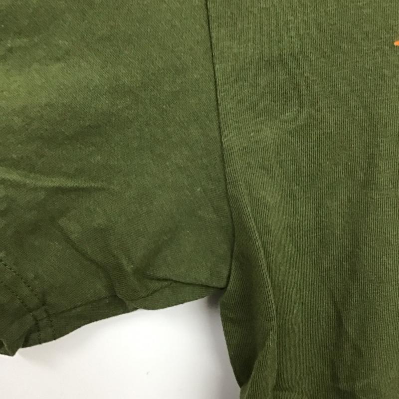 エロスティカ EROSTiKA Tシャツ 半袖 半袖カットソー プリントTシャツ クルーネックカットソー XL プリント カーキ / カーキ /  メンズ USED 古着 中古 10134652