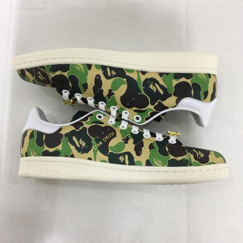 アベイシングエイプ A BATHING APE スニーカー スニーカー IG8949 STAN SMITH BAPE adidas 30th Anniversary 26cm 箱有 26.0cm 総柄 マルチカラー / マルチカラー /  メンズ USED 古着 中古 10145585