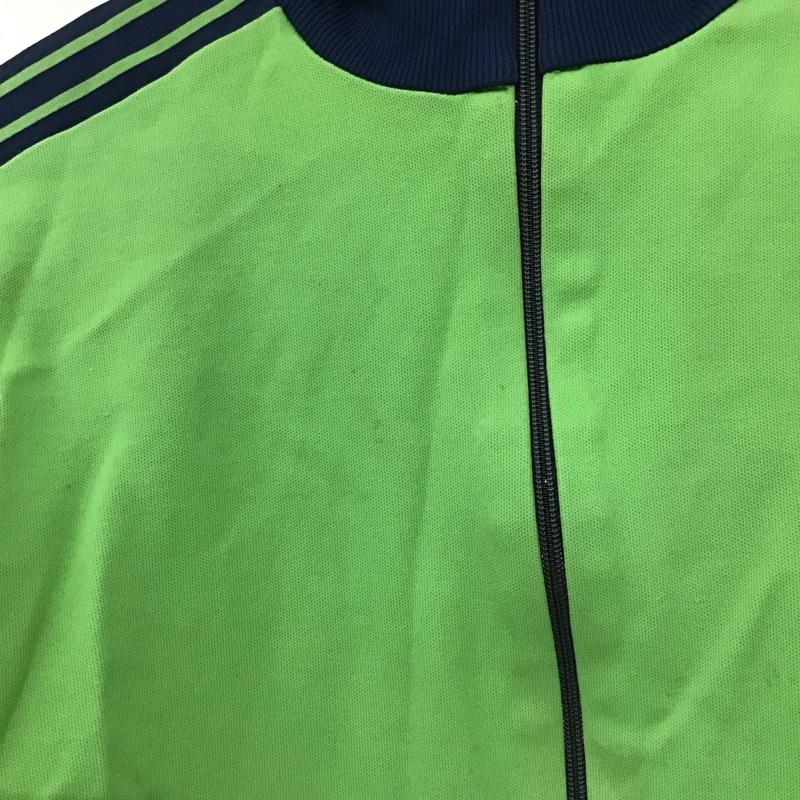 アディダス adidas ジャケット、上着 ジャンパー、ブルゾン ジップアップジャケット ジャージ 古着 70s 西ドイツ デサント社 3 ロゴ、文字 緑 / グリーン /  メンズ USED 古着 中古 10144599