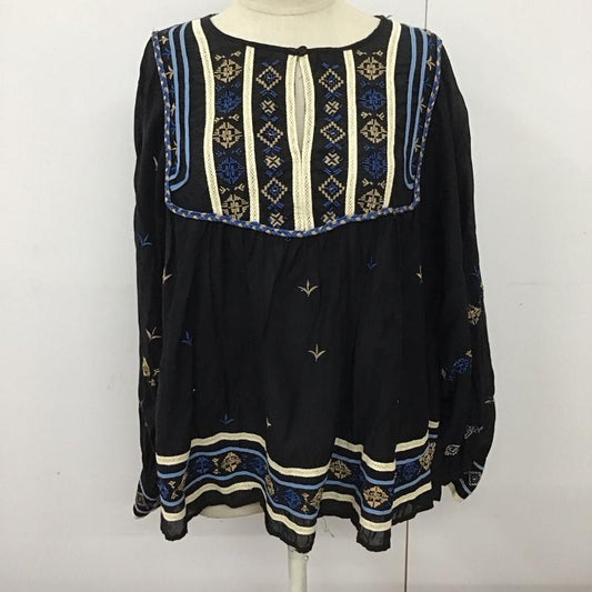 ザラウーマン ZARA WOMAN カットソー 半袖 半袖カットソー シャツカットソー フレア L 刺繍 マルチカラー / マルチカラー /  レディース USED 古着 中古 10124070