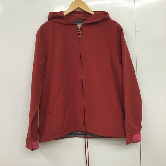 アンドファミリー ANDFAMILY ジャケット、上着 ジャンパー、ブルゾン ジップアップジャケット パーカージャケット アウター 40 無地 えんじ / ワインレッド /  メンズ USED 古着 中古 10146995