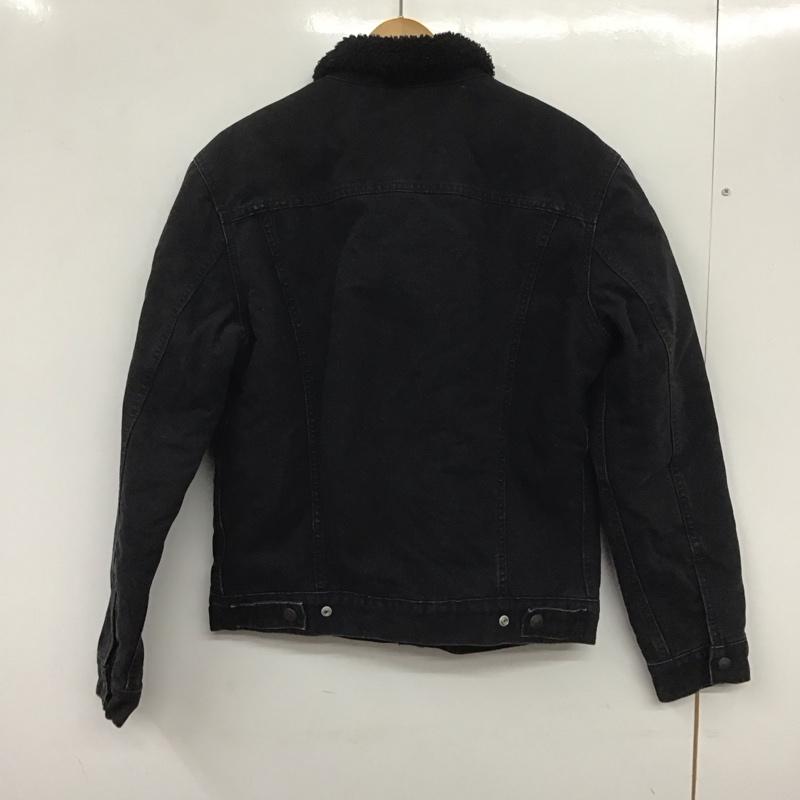 リーバイストラウスアンドコー Levi Strauss & co. ジャケット、上着 ジャケット、ブレザー デニムジャケット Gジャン アウター 裏地ボア S ロゴ、文字 黒 / ブラック /  メンズ USED 古着 中古 10139052