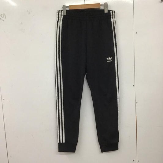 アディダス adidas パンツ ワークパンツ、ペインターパンツ cw1275 スリーストライプスパンツ ジャージ M ロゴ、文字 黒 / ブラック /  メンズ USED 古着 中古 10127150