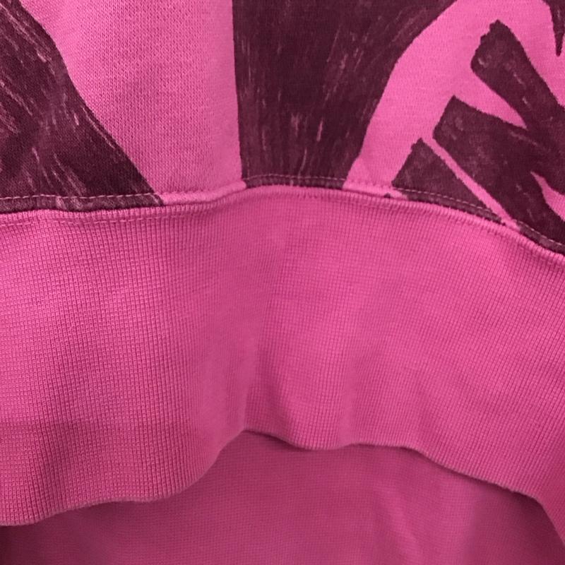 ナイキ NIKE トレーナー 長袖 cj2053-691 総柄スウェット 長袖トレーナー M ロゴ、文字 桃 / ピンク /  レディース USED 古着 中古 10142651