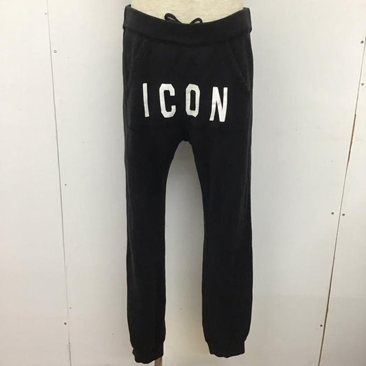 ディースクエアード2 DSQUARED2 ボトムス ボトムス スウェットパンツ カジュアルパンツ ジャージ ワイドパンツ M 無地 黒 / ブラック /  メンズ USED 古着 中古 10110212