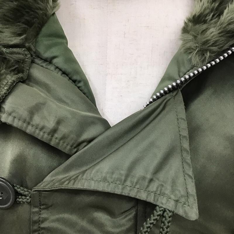 アルファインダストリー Alpha Industries ジャケット、上着 ジャンパー、ブルゾン ジップアップジャケット ジャンパー ジャケット ミリタリージャケット アウター M 無地 カーキ / カーキ /  メンズ USED 古着 中古 10124157