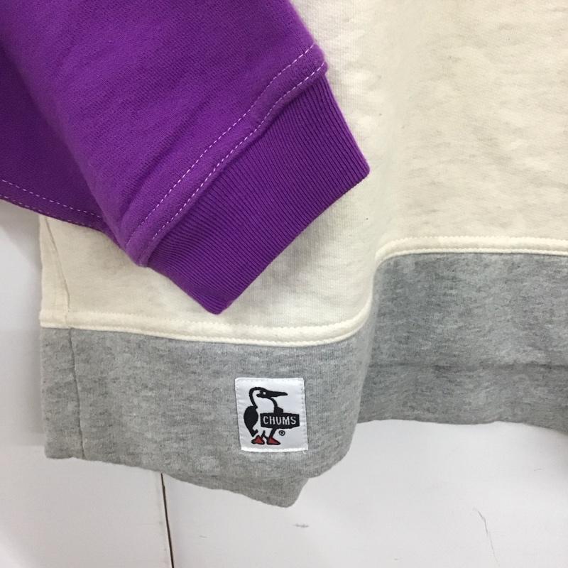 チャムス CHUMS トレーナー 長袖 長袖トレーナー スウェット クルーネック プルオーバー L ロゴ、文字 マルチカラー / マルチカラー /  メンズ USED 古着 中古 10129027