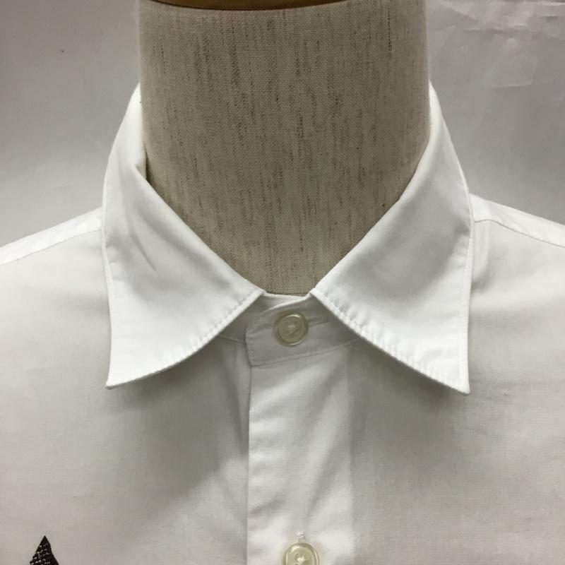 シュプリーム Supreme シャツ、ブラウス 半袖 22S/S NateLowmanS/SShirt 半袖シャツ プリントシャツ L プリント 白 / ホワイト /  メンズ USED 古着 中古 10114777