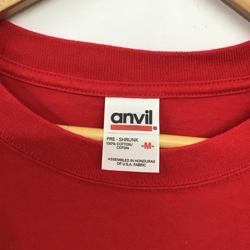 古着 USED Tシャツ 半袖 半袖カットソー プリントTシャツ クルーネックカットソー リアル 井上雅彦 M ロゴ、文字 赤 / レッド /  メンズ USED 古着 中古 10132180