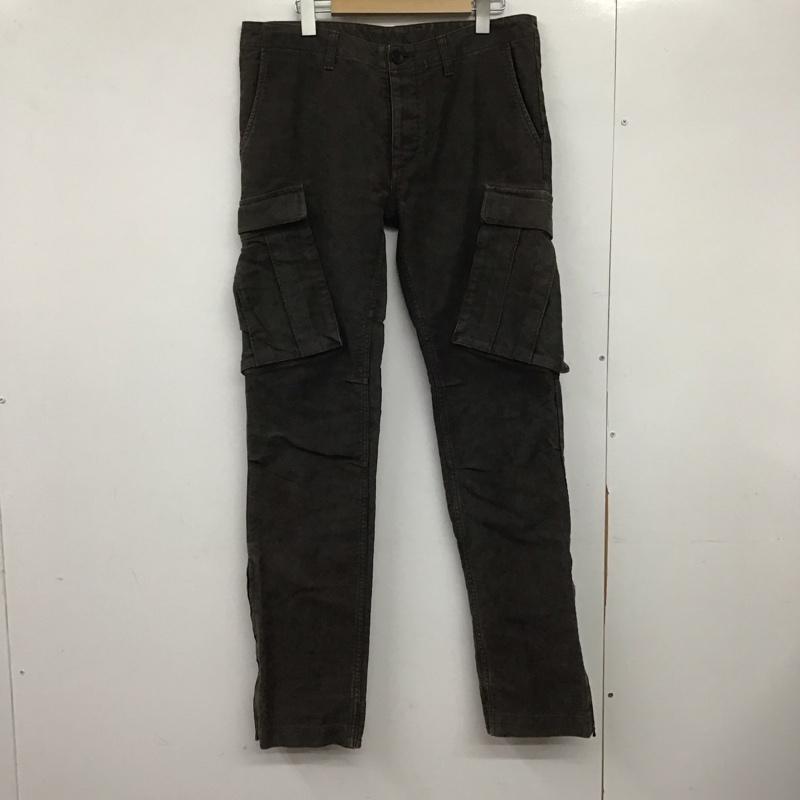 オーレット OURET ボトムス ボトムス OR102-0961 カーゴパンツ コットン 日本製 無地 茶 / ブラウン /  メンズ USED 古着 中古 10146349