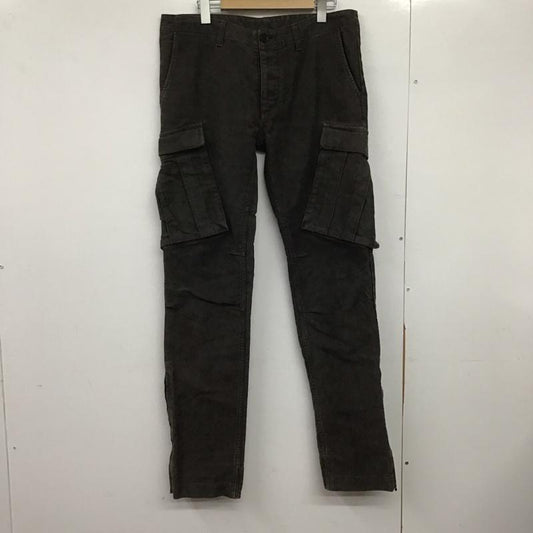 オーレット OURET ボトムス ボトムス OR102-0961 カーゴパンツ コットン 日本製 無地 茶 / ブラウン /  メンズ USED 古着 中古 10146349