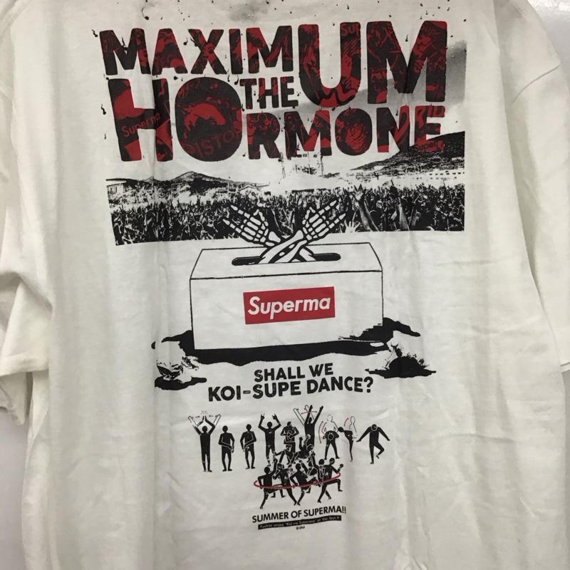 古着 USED Tシャツ 半袖 半袖カットソー プリントTシャツ クルーネックカットソー バンドTシャツ XXL プリント 白 / ホワイト /  メンズ USED 古着 中古 10145722
