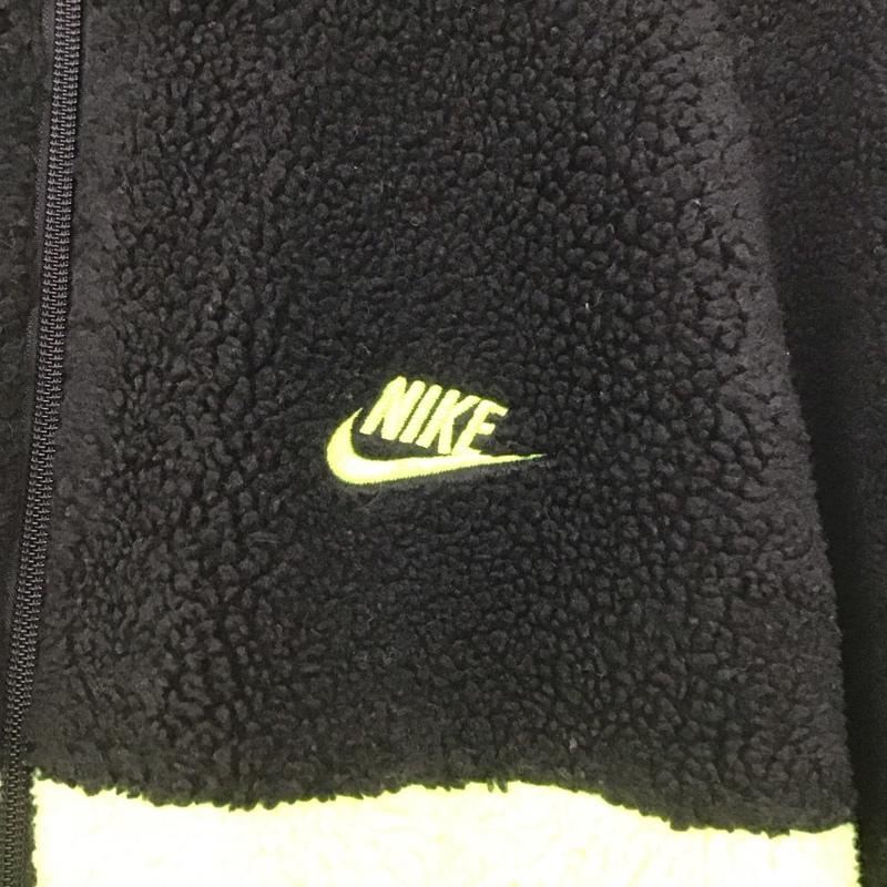 ナイキ NIKE ジャケット、上着 ジャケット、ブレザー bq6546-017 フリースジャケット ジップアップジャケット リバーシブル ロゴ、文字 黒 / ブラック /  メンズ USED 古着 中古 10129613