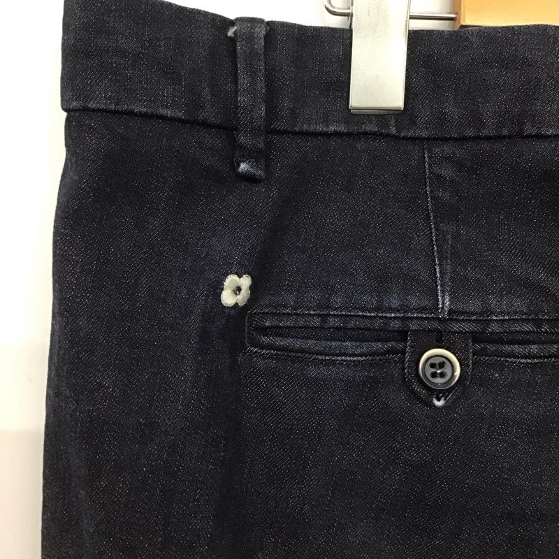 ラルディーニ LARDINI パンツ デニム、ジーンズ デニムパンツ ワイドパンツ カジュアルパンツ ストレッチパンツ 無地 インディゴ / インディゴ /  メンズ USED 古着 中古 10148196