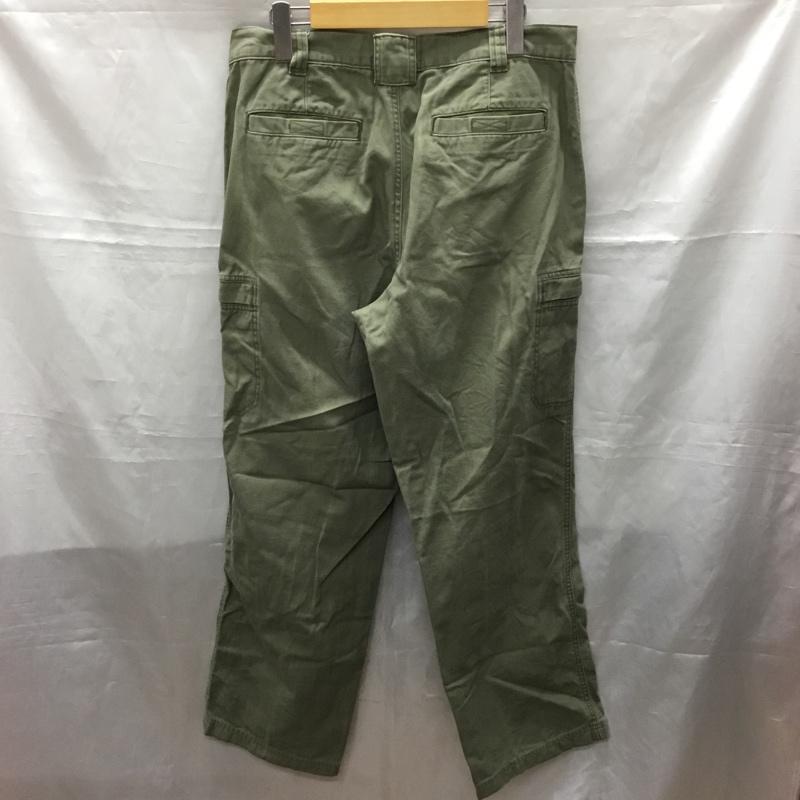 エルエルビーン L.L.Bean パンツ ワークパンツ、ペインターパンツ ミリタリーパンツ ワイドパンツ カジュアルパンツ ストレートパンツ 33インチ 無地 カーキ / カーキ /  メンズ USED 古着 中古 10116118
