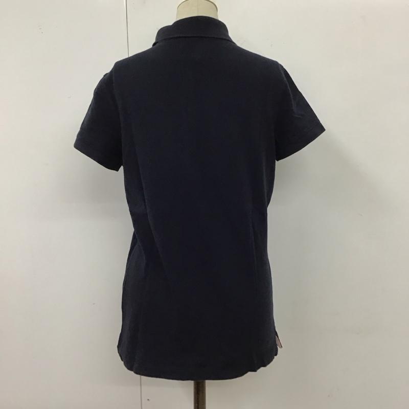 ポロジーンズカンパニー POLO JEANS COMPANY ポロシャツ 半袖 ,半袖ポロシャツ 半袖カットソー カラーシャツ M ロゴ、文字 紺 / ネイビー /  レディース USED 古着 中古 10115919