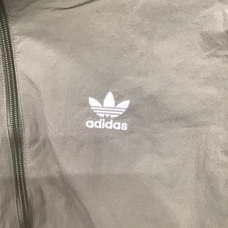 アディダス adidas ジャケット、上着 ジャンパー、ブルゾン h41390 ロックアップトラックトップトレフォイル ジップアップジャケット 0 ロゴ、文字 カーキ / カーキ /  メンズ USED 古着 中古 10148007