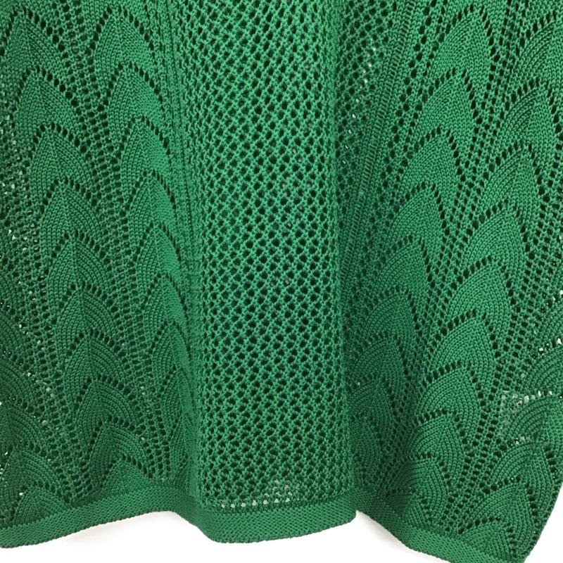 ローリーズファーム LOWRYS FARM ニット、セーター 半袖 FREE 無地 緑 / グリーン /  レディース USED 古着 中古 10150196