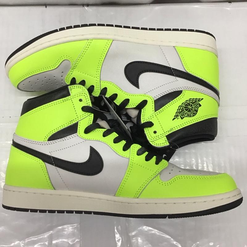 ナイキ NIKE スニーカー スニーカー 555088-702 AIR JORDAN 1 RETRO HIGH OG 29cm 箱有 29.0cm ロゴ、文字 白 / ホワイト / X 黒 / ブラック / X 黄 / イエロー /  メンズ USED 古着 中古 10122521