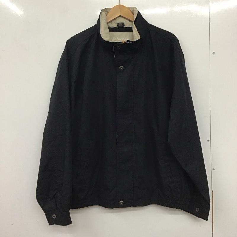 古着 USED ジャケット、上着 ジャケット、ブレザー ジップアップジャケット アウター 古着 XL 無地 黒 / ブラック /  メンズ USED 古着 中古 10136822