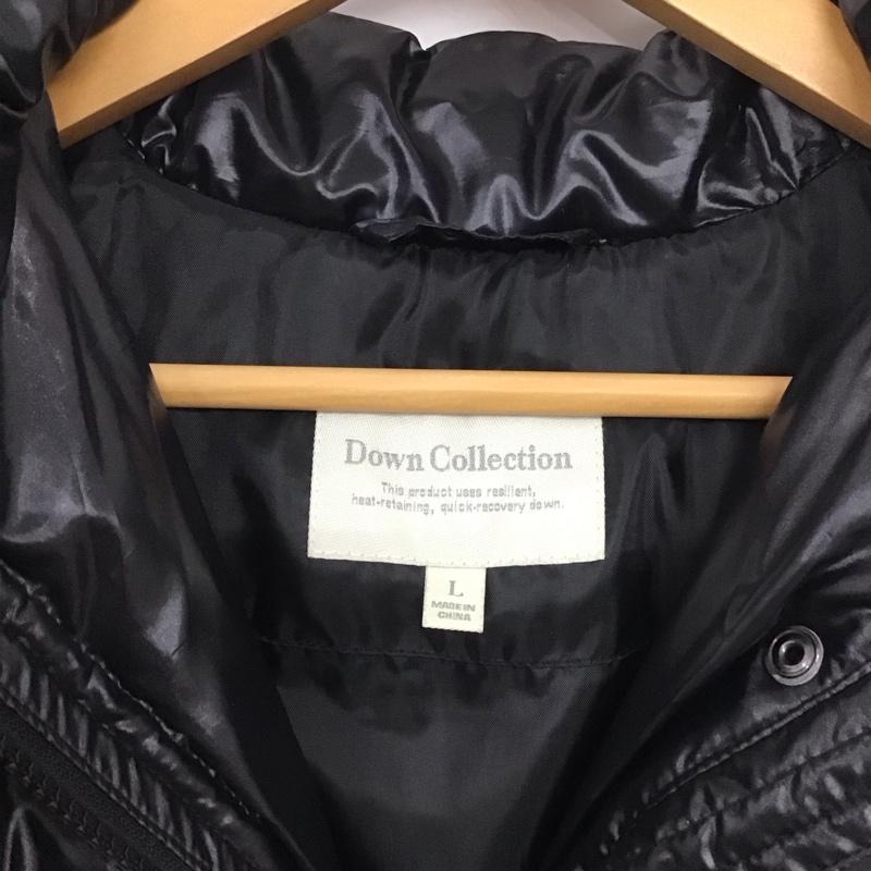 ユニクロ UNIQLO コート ダウンコート L 無地 黒 / ブラック /  レディース USED 古着 中古 10140427