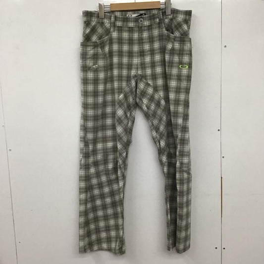オークリー OAKLEY パンツ ワークパンツ、ペインターパンツ 421836jp PARAMOUNT スポーツウェアー ワイドパンツ 36 チェック マルチカラー / マルチカラー /  メンズ USED 古着 中古 10134954