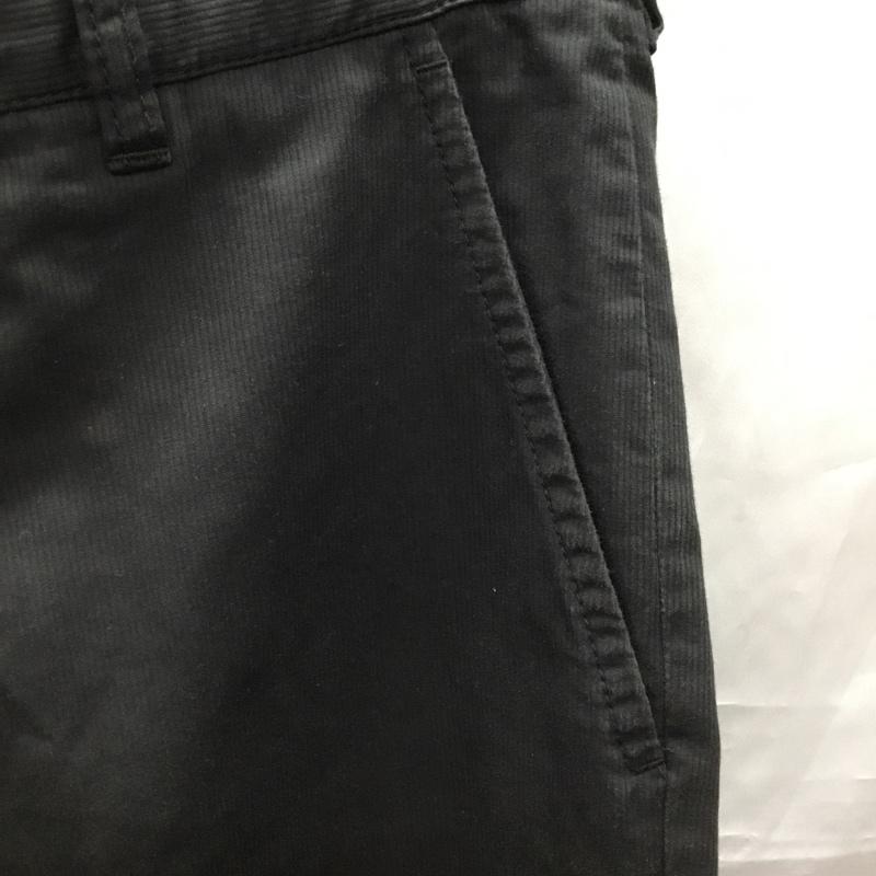 エンポリオアルマーニ EMPORIO ARMANI パンツ デニム、ジーンズ ワイドパンツ カジュアルパンツ ワークパンツ 48 無地 黒 / ブラック /  メンズ USED 古着 中古 10115758