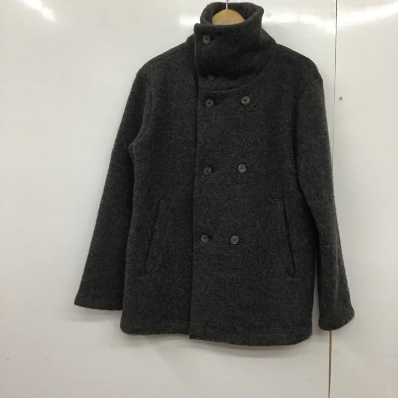 クオドロ quadro コート コート一般 長袖ニットコートジャケット アウター タートルネック 2 無地 灰 / グレー /  メンズ USED 古着 中古 10142360