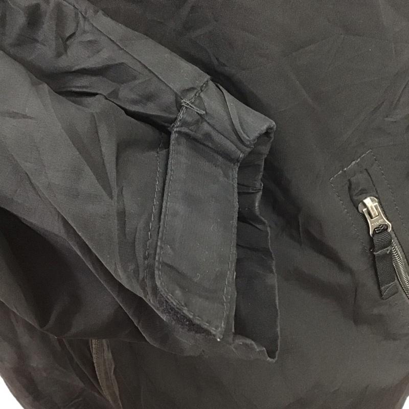 エディーバウアー Eddie Bauer ジャケット、上着 ジャンパー、ブルゾン ジップアップジャケット ジャンパー ジャケット カジュアルジャケット アウター L ロゴ、文字 黒 / ブラック /  メンズ USED 古着 中古 10113743