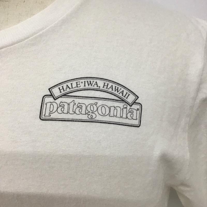 パタゴニア patagonia Tシャツ 半袖 XS ロゴ、文字 X プリント 白 / ホワイト /  メンズ USED 古着 中古 10112017