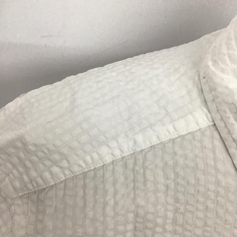 ランズエンド LANDS END シャツ、ブラウス 半袖 L 無地 白 / ホワイト /  メンズ USED 古着 中古 10128308