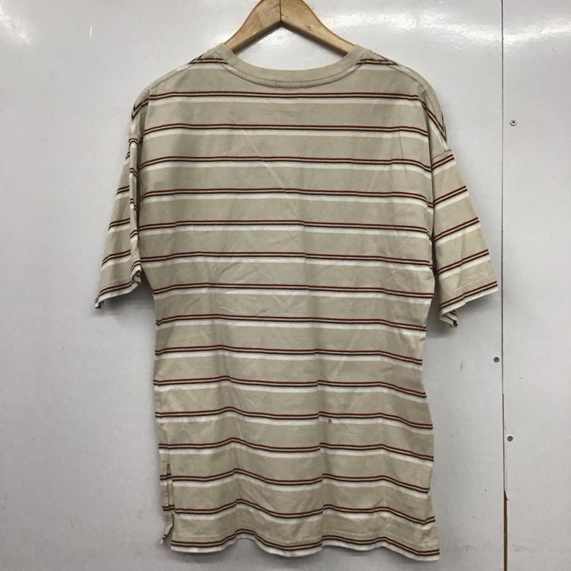 ローリーズファーム LOWRYS FARM Tシャツ 半袖 LF620089AD クルーネック オーバーサイズ FREE ボーダー柄 マルチカラー / マルチカラー /  レディース USED 古着 中古 10146378