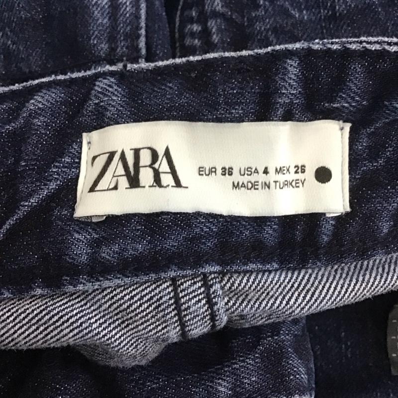 ザラ ZARA パンツ デニム、ジーンズ 36 無地 インディゴ / インディゴ /  レディース USED 古着 中古 10140062