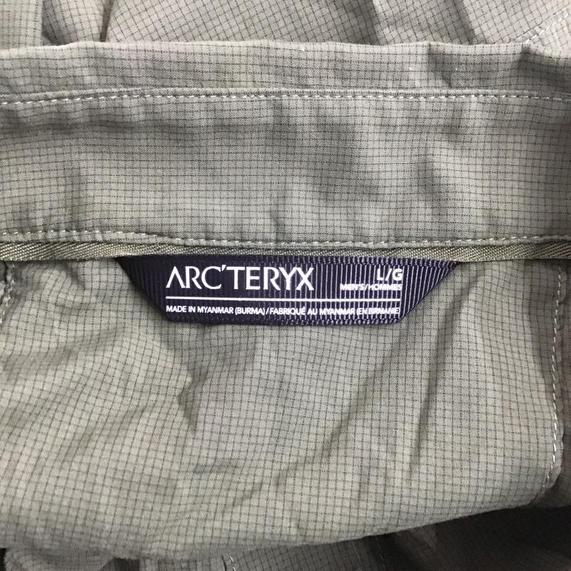 アークテリクス ARC TERYX シャツ、ブラウス 長袖 長袖シャツ チェックシャツ カラーシャツ L 無地 カーキ / カーキ /  メンズ USED 古着 中古 10126431