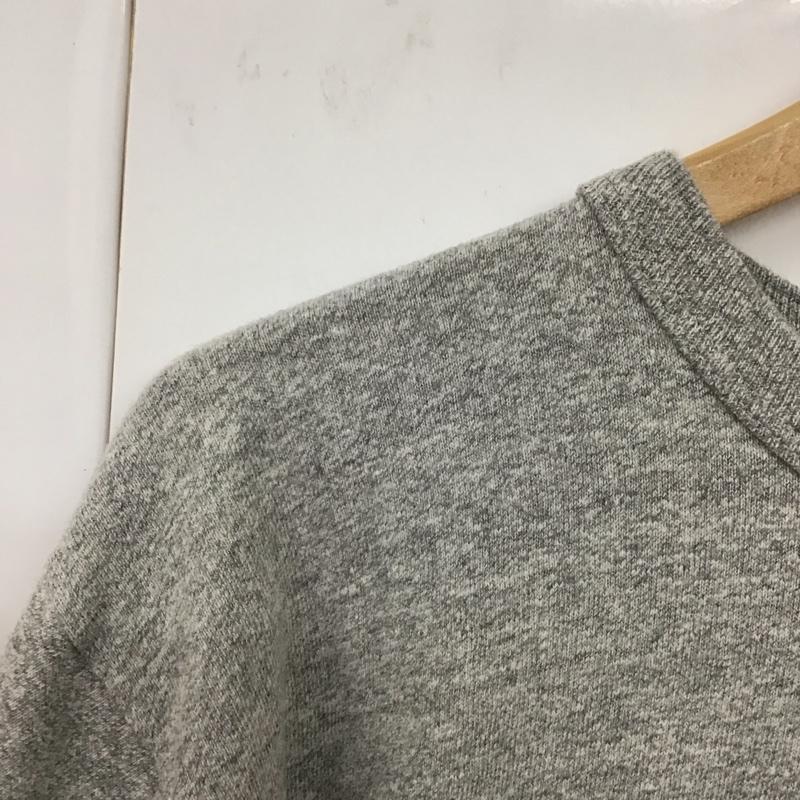 チャンピオン Campion Tシャツ 半袖 L プリント X ロゴ、文字 灰 / グレー /  メンズ USED 古着 中古 10130883