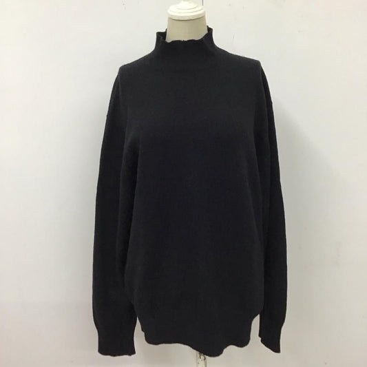 トリココムデギャルソン tricot COMME des GARSONS ニット、セーター 長袖 TN-040220 スタンドネック モックネック 無地 黒 / ブラック /  レディース USED 古着 中古 10118343