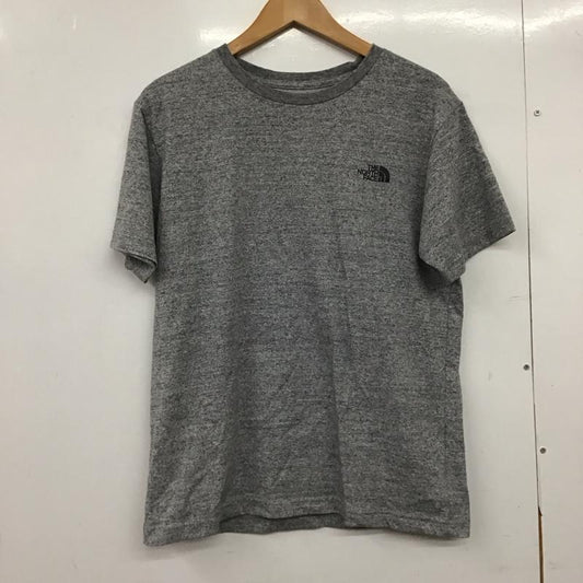 ザノースフェイス THE NORTH FACE Tシャツ 半袖 nt32038 スクエアロゴバックプリントTシャツ M ロゴ、文字 灰 / グレー /  メンズ USED 古着 中古 10150345
