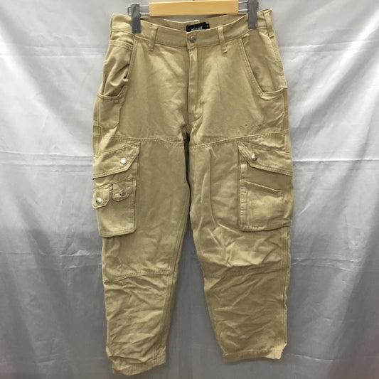 エクストララージ XLARGE パンツ ワークパンツ、ペインターパンツ カーゴパンツ カジュアルパンツ ワイドパンツ ワークパンツ ミリタリーパンツ 30インチ 無地 ベージュ / ベージュ /  メンズ USED 古着 中古 10111921