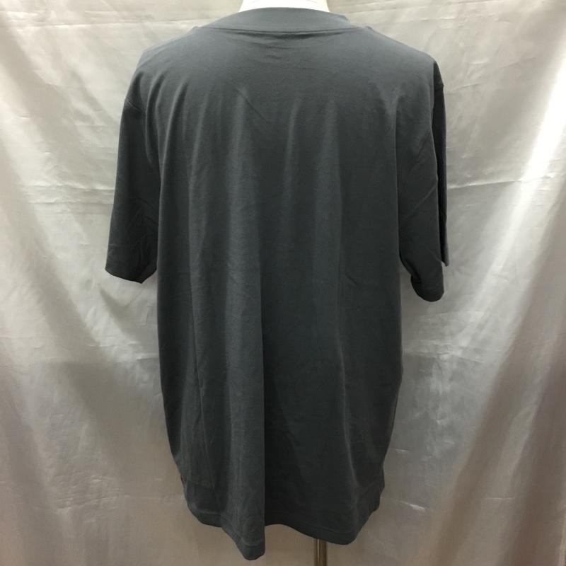 ニューバランス New Balance Tシャツ 半袖 半袖カットソー プリントTシャツ クルーネックカットソー XL ロゴ、文字 灰 / グレー /  メンズ USED 古着 中古 10119709