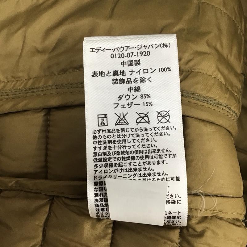 エディーバウアー Eddie Bauer ベスト ベスト ジップアップベスト ダウンベスト ノースリーブカットソー S 無地 茶 / ブラウン /  メンズ USED 古着 中古 10110741