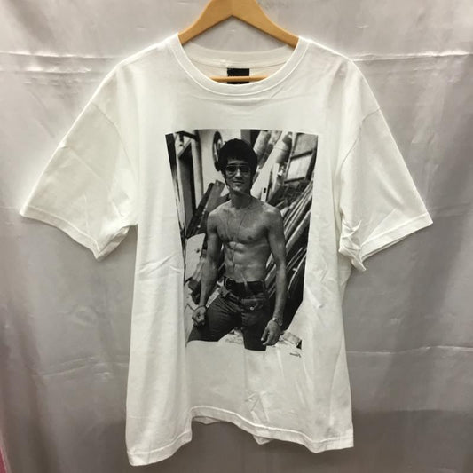 古着 USED Tシャツ 半袖 半袖カットソー プリントTシャツ クルーネックカットソー XL プリント 白 / ホワイト /  メンズ USED 古着 中古 10108351