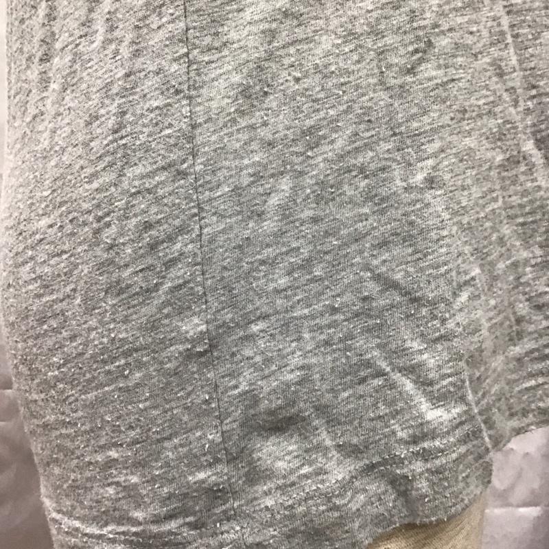ギャップ GAP Tシャツ 半袖 クルーネック S ロゴ、文字 灰 / グレー /  メンズ USED 古着 中古 10117063
