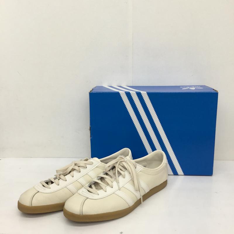 アディダス adidas スニーカー スニーカー IG6207 ロンドン 28.5cm ロゴ、文字 白 / ホワイト / X ベージュ / ベージュ /  メンズ USED 古着 中古 10129988