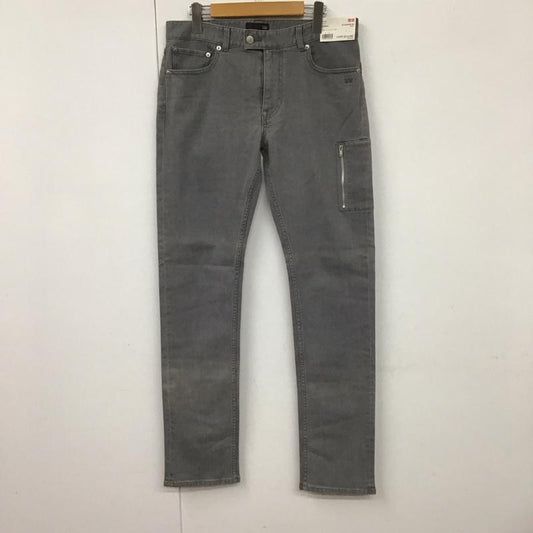 ユニクロアンダーカバー UU パンツ デニム、ジーンズ 321-072093 スキニーフィットジーンズ デニムストレッチスリムパンツ 32インチ 無地 灰 / グレー /  メンズ USED 古着 中古 10130935