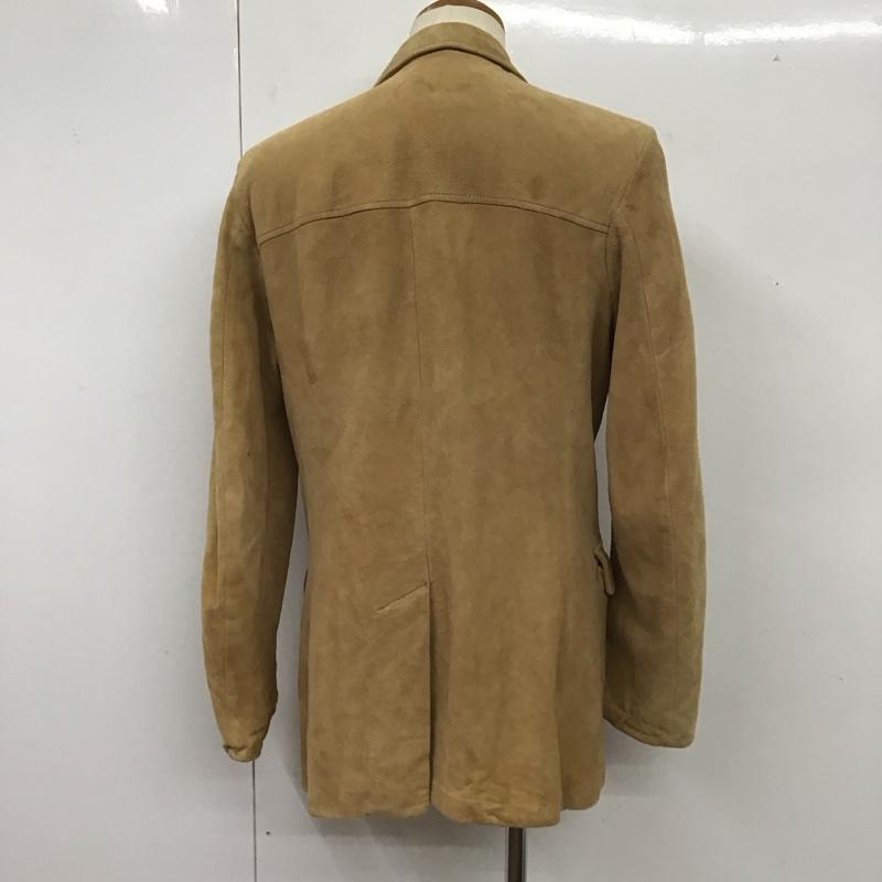 古着 USED ジャケット、上着 ジャケット、ブレザー Buckboard レザージャケット 40 無地 ベージュ / ベージュ /  メンズ USED 古着 中古 10112674