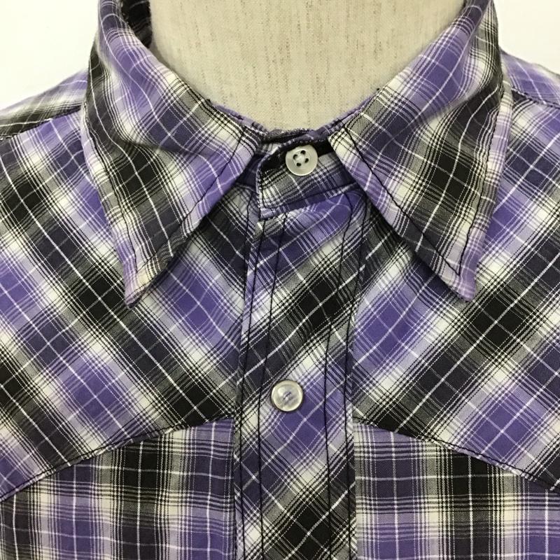 ラングラー Wrangler シャツ、ブラウス 半袖 L チェック マルチカラー / マルチカラー /  メンズ USED 古着 中古 10128317