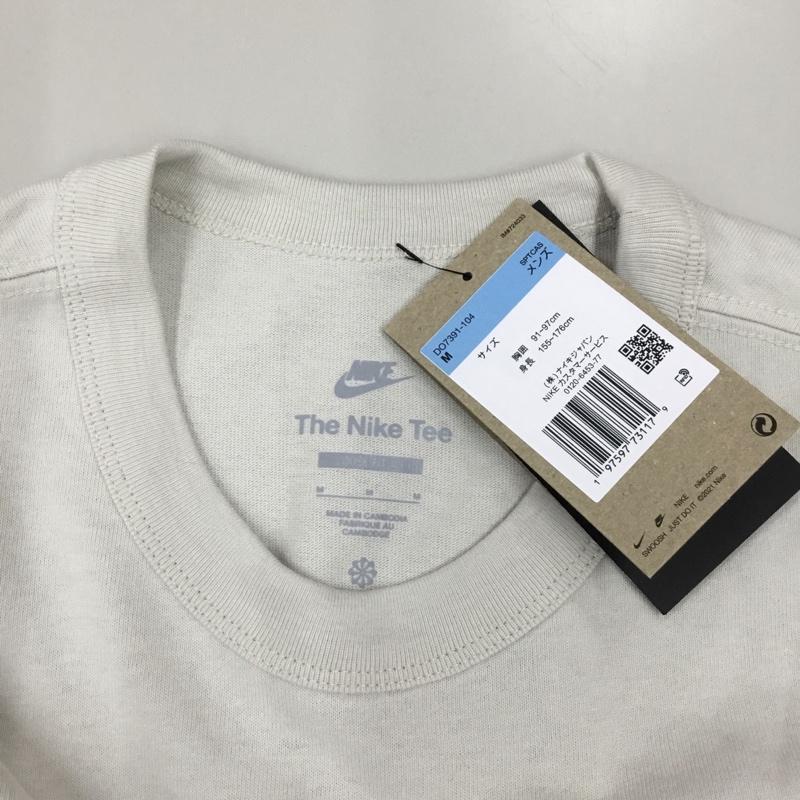 ナイキ NIKE カットソー 長袖 do7391-104 PREMEssentialSUSTL/STee 長袖カットソー プリントTシャツ M ロゴ、文字 ベージュ / ベージュ /  メンズ USED 古着 中古 10116593