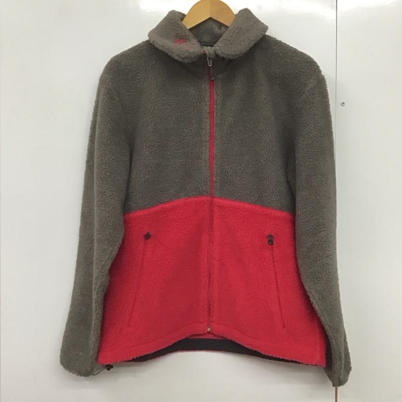 ザノースフェイス THE NORTH FACE ジャケット、上着 ジャンパー、ブルゾン aa45910 フリースジャケット ジップアップフリースジャケット アウター L ロゴ、文字 灰 / グレー /  メンズ USED 古着 中古 10142329