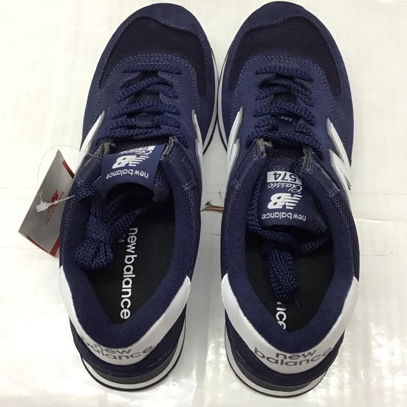 ニューバランス New Balance スニーカー スニーカー ML574EN2 タグ付き 26.5cm 26.5cm ロゴ、文字 紺 / ネイビー / X 白 / ホワイト /  メンズ USED 古着 中古 10121612