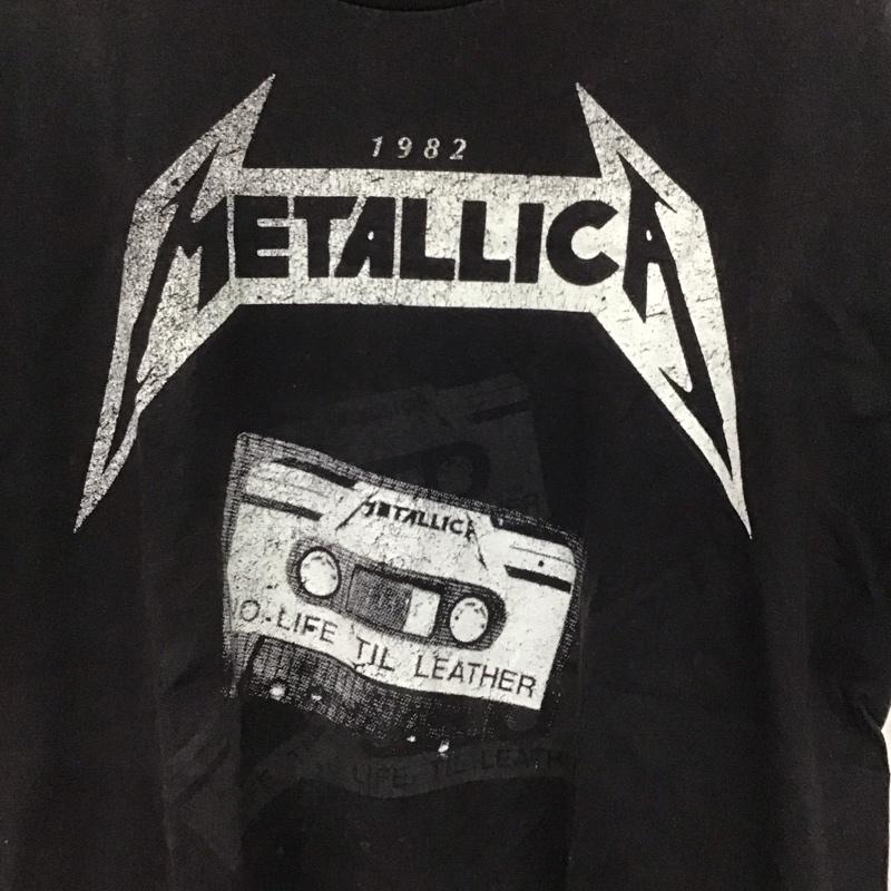 古着 USED Tシャツ 半袖 半袖カットソー プリントTシャツ クルーネックカットソー L プリント 黒 / ブラック /  メンズ USED 古着 中古 10143700